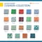 Classic Accessories 19" x 19" x 5" Seat Cushions, Blue Lagoon Geo, 2PK DCBLCH19195-2PK - alternate 4
